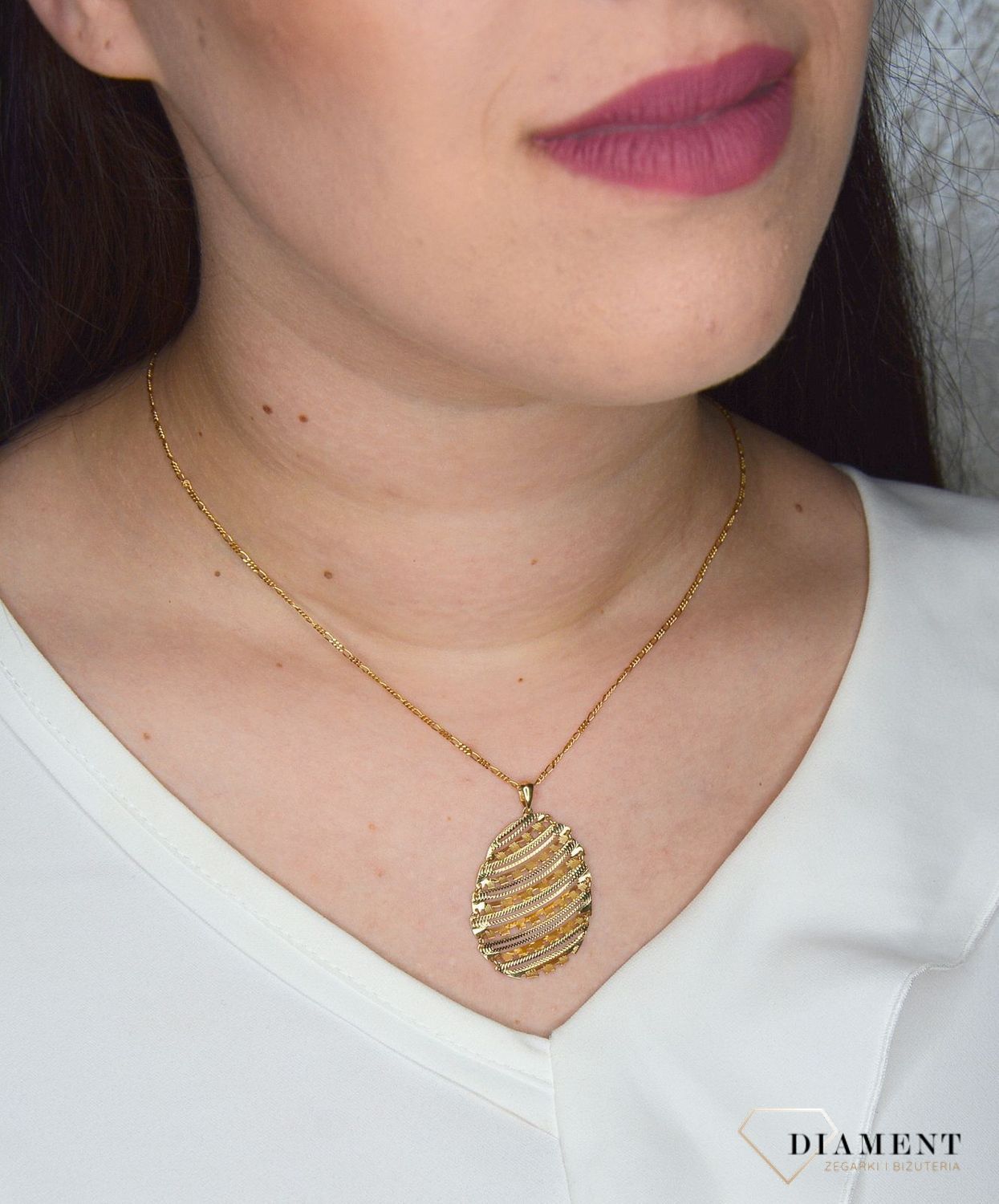 Złoty łańcuszek 333 figaro 1,5 mm S2Ł000000-478 333 1,5mm (2).jpg